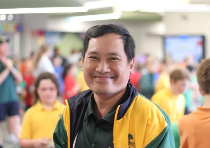 Cambodian teacher at Av԰ for teaching experience